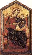 Guido da Siena, Madonna and Child Enthroned